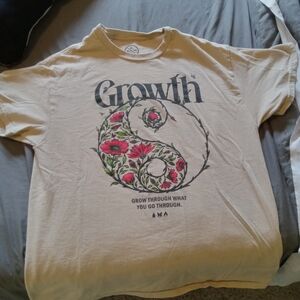 Floral Yin Yang Graphic T-Shirt